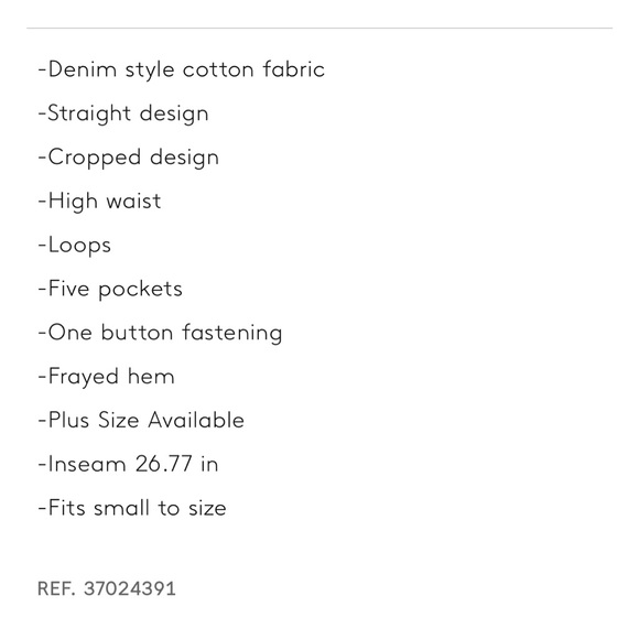 Mango high waist cropped straight jeans - Picture 7 of 8